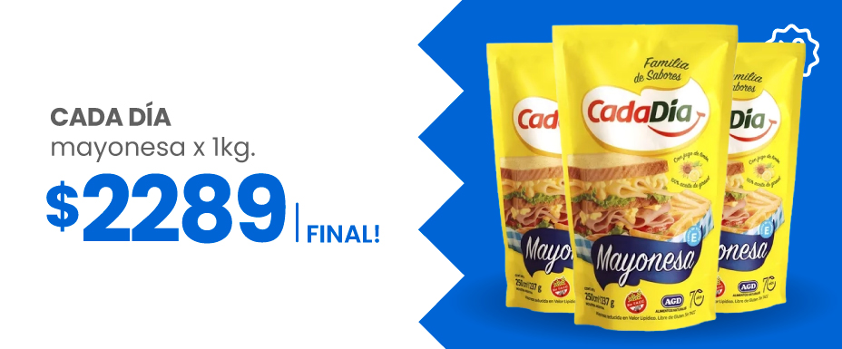 Ofertas mayorista.mayonesa cada dia