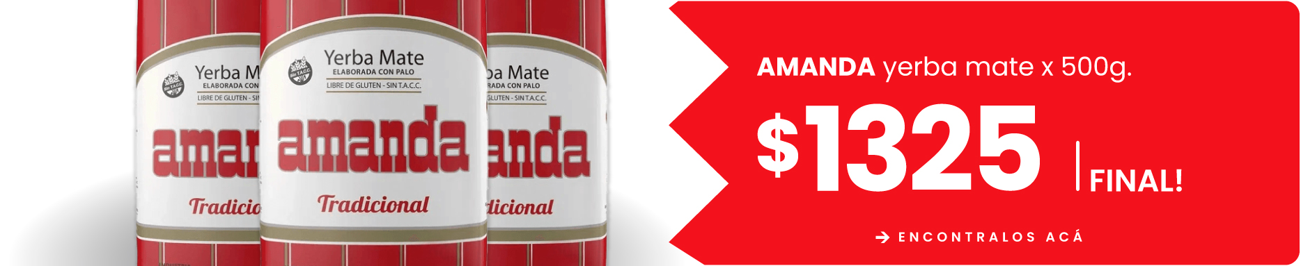 ofertas mayorista. Amanda yerba